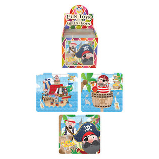 PUZZEL &ndash; PIRATEN, 13 x12 Cm. IN DISPLAY (108st.)