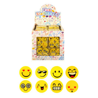 GUMMEN MODEL: 4-DELIGE SMILEY GUMMEN SET IN DISPLAY (120st.)