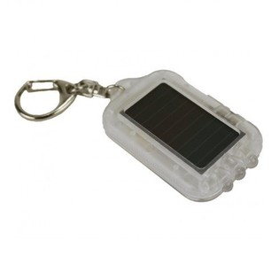 SOLAR SLEUTELHANGER MET  LED LICHT - TRANSPARANT (20st.)
