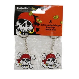 2-DELIGE PIRATEN SLEUTELHANGERS SET (10 SETS)