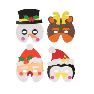 MIX KERST MASKERS VAN FOAM (24st.)