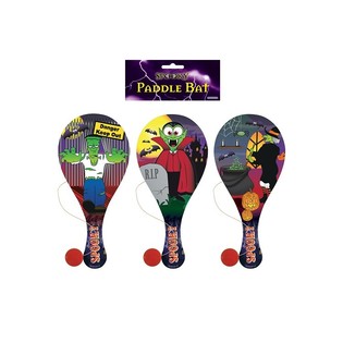 HALLOWEEN - PADDLE BAT BAL SPEL MET ELASTIEK (24st.)