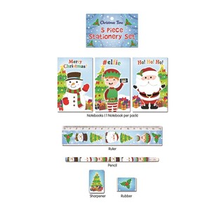5-DELIGE KERST SCHRIJFSET (24st.)
