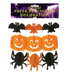 MIX HALLOWEEN DECORATIE SLINGERS &ndash; 300 Cm. LANG (6st.)