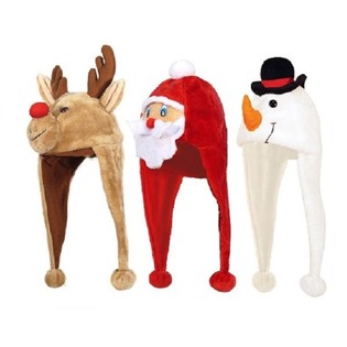LUXE KERSTFIGUREN KERSTMUTSEN: KERSTMAN, SNEEUWMAN & RENDIER (24st.)