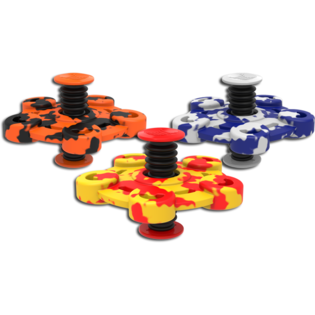 SPRINGING FLIP SPINNER - Met Print | MIX KLEUREN (10st.)
