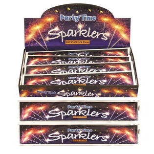 6 Delige Sterretjes sets, 25 cm. (36 Verpakkingen)