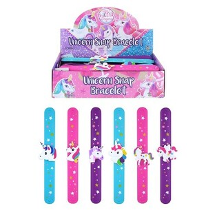 UNICORN / EENHOORN SNAP BRACELETS / CLIC ARMBANDEN (24 St.)