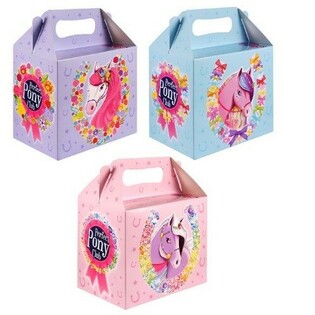 MENUBOX &ndash; PONY&rsquo;S &ndash;  14 x 9.5 x 18 Cm (6st.)