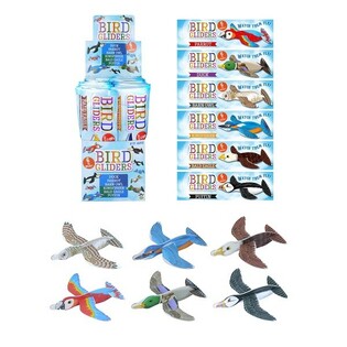 VOGELS FOAM VLIEGTUIGEN IN DISPLAY (48st.)