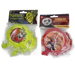 MIX SHREK / KUNG FU PANDA 2-Pack MET SCHEETKUSSENS (12verpakkingen a 2 Stuks)