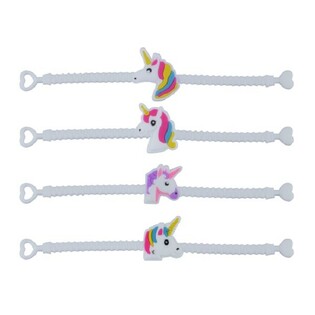 UNICORN / EENHOORN KINDER SILICONE ARMBANDEN (100st.)