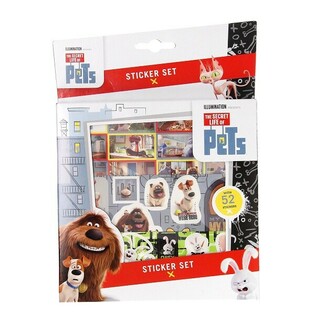 52-Delige SECRET LIFE OF PETS  STICKERSET (12st.)