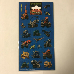 STICKERS: DINOTRUX, Afm. 20 x 10 Cm. (10st.)