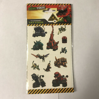 STICKERS: DINOTRUX, Afm. 20 x 10 Cm. (10st.)