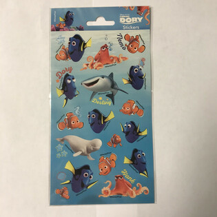 STICKERS: DISNEY FINDING DORY,  Afm. 20 x 10 Cm. (10st.)