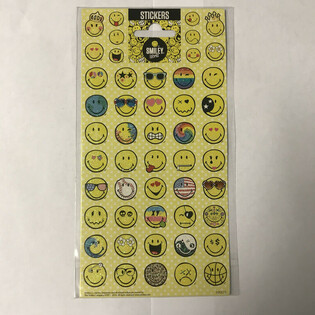 STICKERS: SMILEY WORLD,  Afm. 20 x 10 Cm. (10st.)