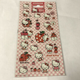 STICKERS: HELLO KITTY,  Afm. 20 x 10 Cm. (10st.)