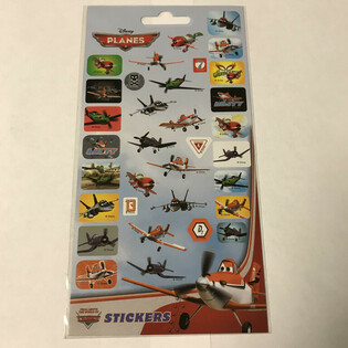STICKERVEL: DISNEY PLANES,  Afm. 20 x 10 Cm. (10st.)