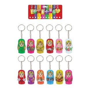 SLEUTELHANGER MET RUSSISCHE POP (12st.)