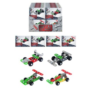BOUW JE EIGEN METALEN &ndash; RACEAUTO - IN DISPLAY (24st.)