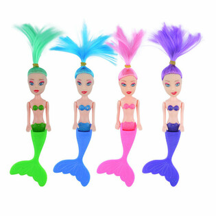 MERMAID / ZEEMEERMINNEN POPPEN, 14 Cm. (12st.)
