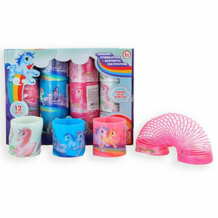 UNICORN REGENBOOG SPIRAAL &Oslash; 6 CM. (12st.)