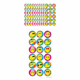 FUN STICKERS &ndash; SMILEY 18 STICKERS PER VEL (10st.)