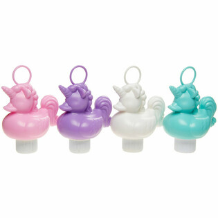 EENDJES VISSEN UNICORN / EENHOORN - MIX KLEUREN - 12 Cm. (16st.)