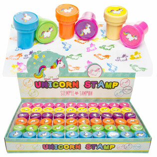 STEMPELS UNICORN / EENHOORN IN DISPLAY (60st.)