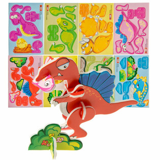 3D PUZZEL DINO's (48st.)
