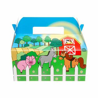 MENUBOX BOERDERIJ - 22.5 x 12 x 9.5 Cm. (24st.)