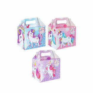 MENUBOX &ndash; UNICORN / EENHOORN &ndash; 14 x 9.5 x 18 Cm (12st.)