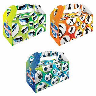 MENUBOX &ndash; VOETBAL &ndash; 22.5 x 9.5 x 18 Cm (12st.)