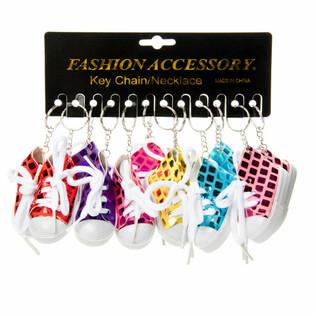 SLEUTELHANGER GLITTER SCHOENEN (48st.)