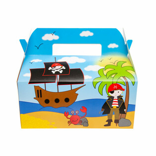 MENUBOX PIRAAT - 22.5 x 12 x 9.5 Cm. (24st.)