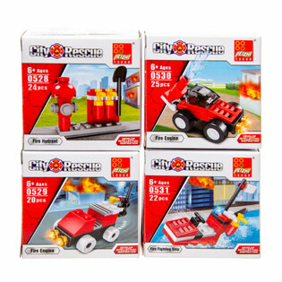 BRICKS BOUWSTENEN - BRANDWEER (12 St.)