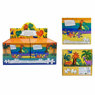 DINOSAURUS PUZZEL, 48 STUKJES - IN DISPLAY (12st.)