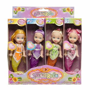KLEINE ZEEMEERMIN MERMAID POPJES IN DISPLAY (16st.)