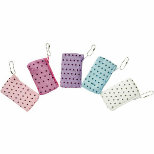 KLEINE GLITTER TASJES MET RITS (50st.)