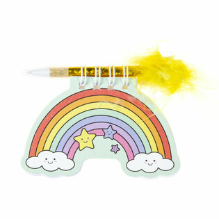 REGENBOOG NOTITIEBOEKJE PEN (12st.)