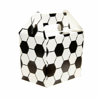 MENUBOX / TRAKTATIEDOOSJE VOETBAL 14x10x17 Cm. (12st.)