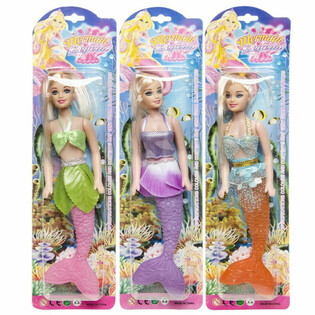 ZEEMEERMIN / MERMAID POP OP KAART (6st.)
