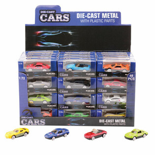 MIX SPORT AUTO&rsquo;S, SCHAAL: 1:72  IN DISPLAY (48st.)