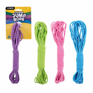 OUTDOOR FUN - SPRINGELASTIEK, 10 METER LANG (6st.)