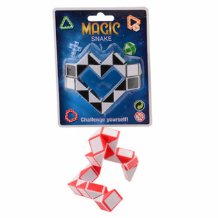 MAGIC SNAKE - 3D PUZZEL SNAKE OP KAART (24st.)
