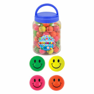 SMILEY STUITERBALLEN &Oslash;3.3CM IN POT (72st.)