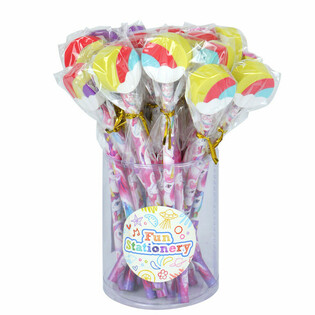 REGENBOOG / RAINBOW UNICORN POTLOOD MET GUM (24st.)