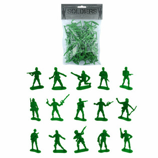 50 STUKS SOLDATEN FIGUREN IN VERPAKKING (6st.)