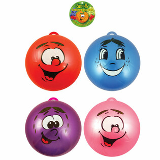 SMILEY FACE BAL &Oslash; 23 Cm. - VOORZIEN VAN HAAK (12st.)